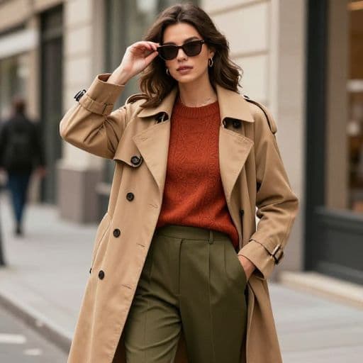 AI カラー分析のユーザー写真。女性ポートレート、ナチュラルメイク、シーズン配色に合わせたコーデ。